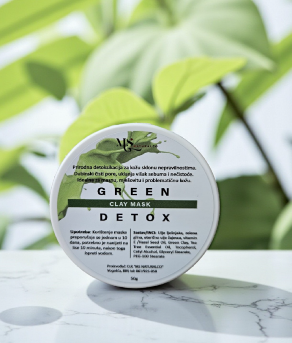 Green Clay Detox – maska za lice