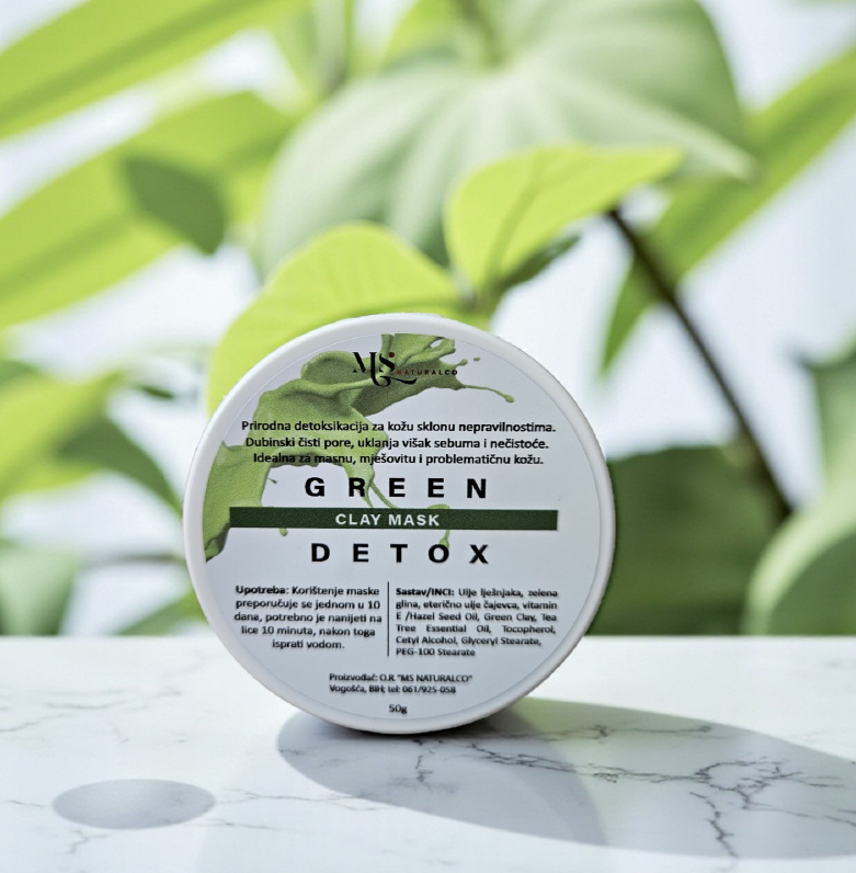 Green Clay Detox - maska za lice